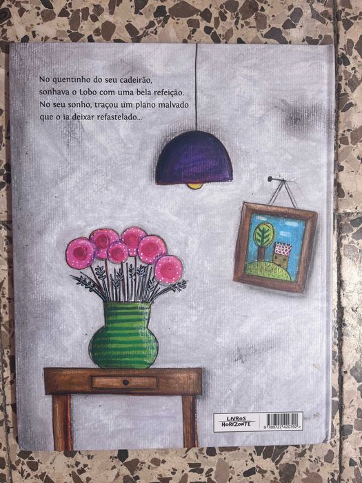 A Visita do Lobo Mau de Clara Cunha Livro Crianças Ilustração