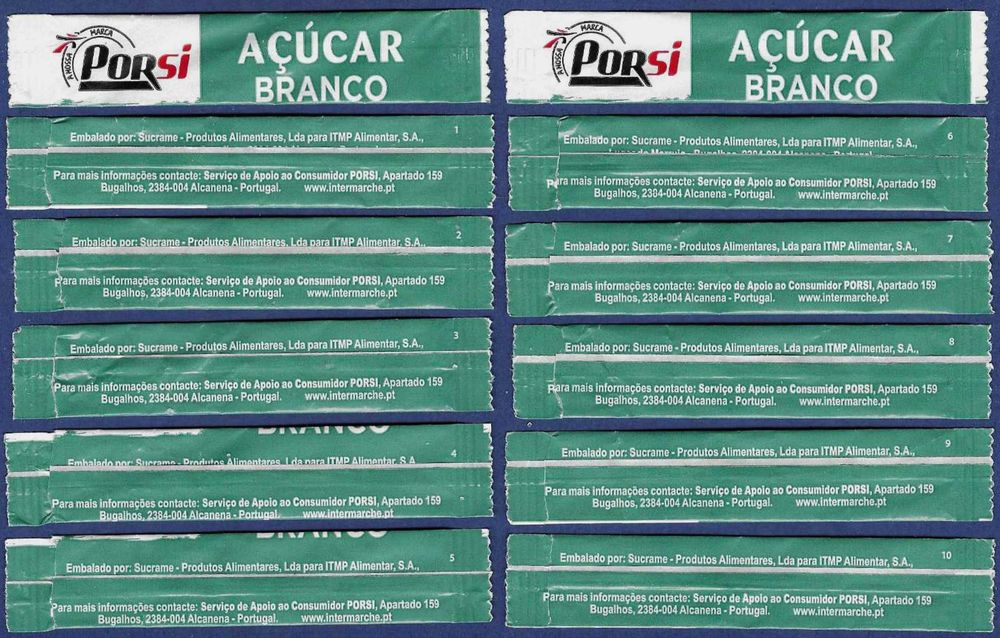 Pacotes de Açúcar - Sucrame 2025. Porsi