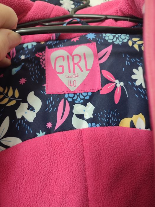 Яскрава дитяча куртка для дівчинки Girl Cool Club, р. 140, тепла
