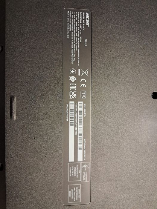 Laptop acer nitro 5