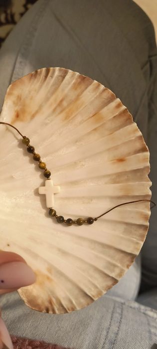 dziesiątek różańca bransoletka z kamieni naturalnych