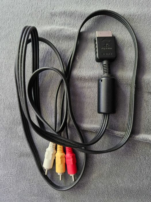 Sony PlayStation PS1, PS2, PS3, 6Z - oryginalny kabel (Audio/Video)