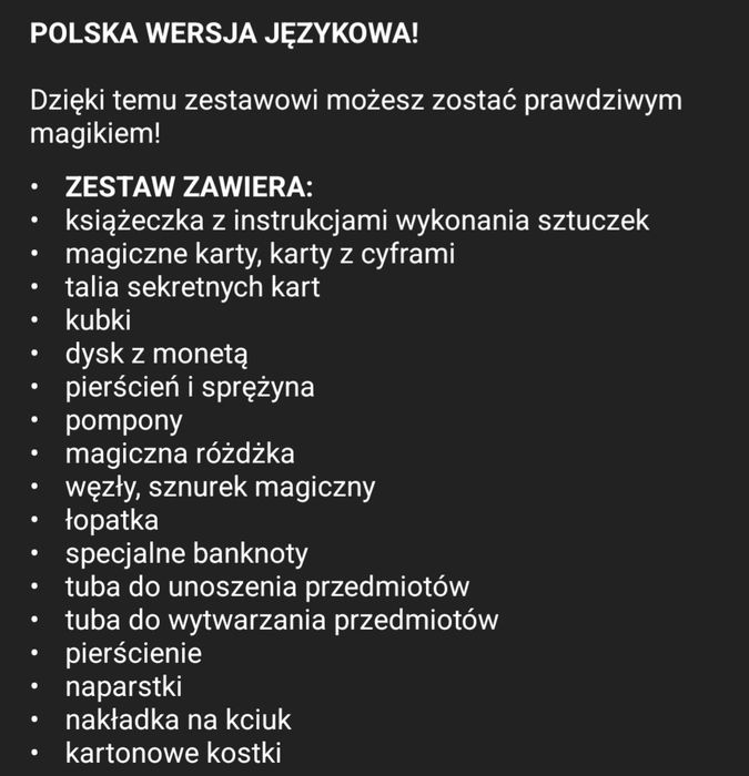 Zestaw Magika MAGIA 325 Sztuczek Magicznych Hanky Panky