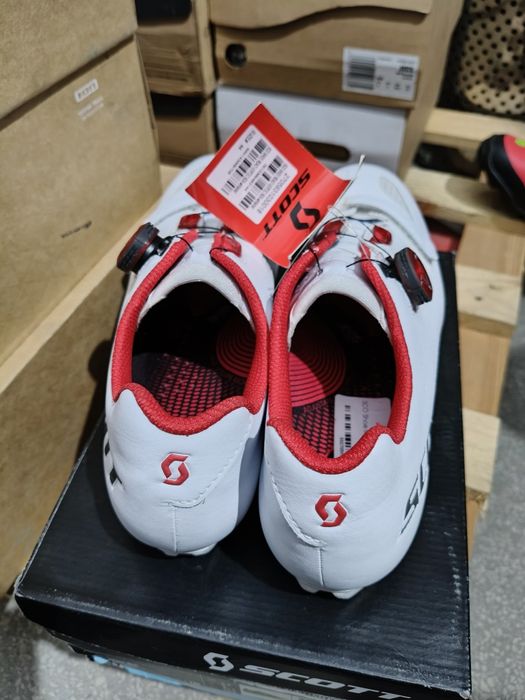 Buty Spd Scott Road VERTEC  BOA White/red r.44
