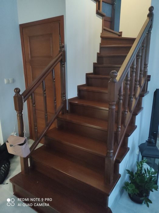 Barierki drewniane balustrady dębowe 5m stan idealny