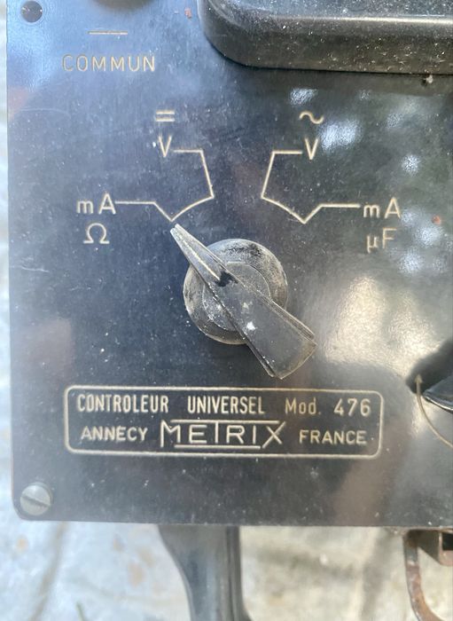 Multímetro Metrix 476 Antigo