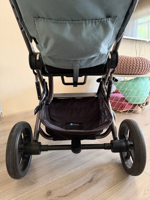Дитяча коляска 2в1 Cybex Balios S Lux Sky Blue + люлька сірого кольору+ аксесуари