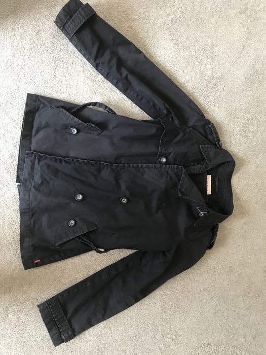 Czarna kurta wiosenna trencz Jackpot S