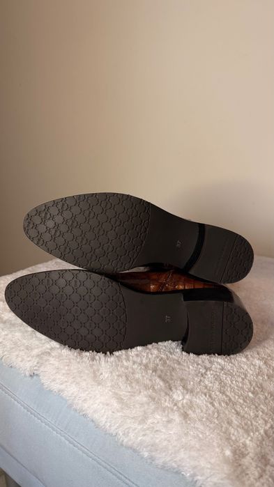 NOWE Kozaki skórzane 38 Melvin Hamilton brązowe damskie