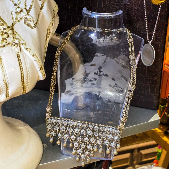 Colar Antigo Vintage Metal Envelhecido — Estilo Boho / Étnico