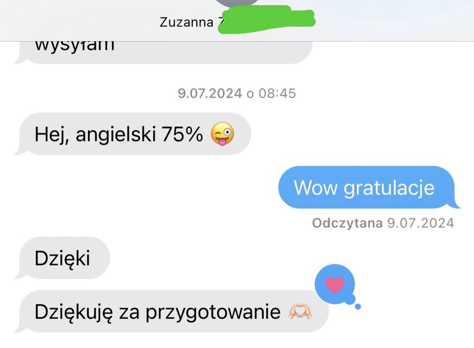 Korepetycje z języka angielskiego