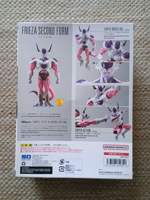 Frieza Second Form S.H.Figuarts Dragon Ball Z Bandai Completo