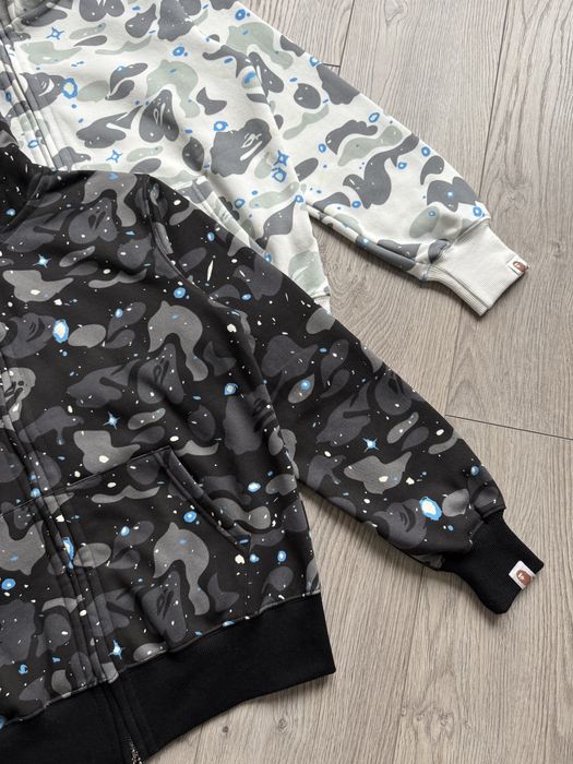 Зип худи Bape Double Shark 2026 (двойной капюшон)