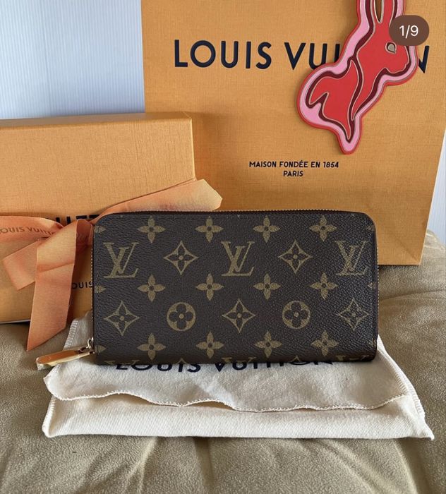 Portfel LV Louis Vuitton Monogram Zippy brązowy