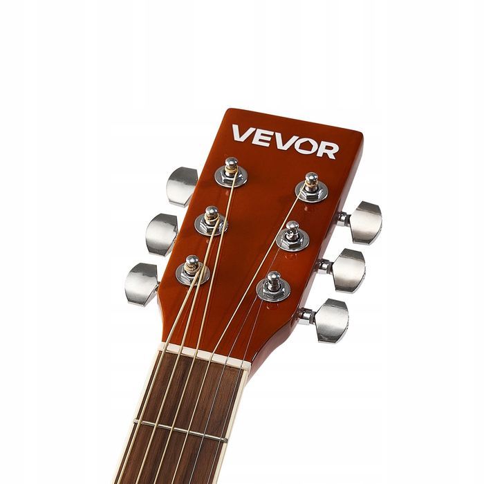 VEVOR gitara akustyczna dreadnought 41 in zestaw dla początkujących