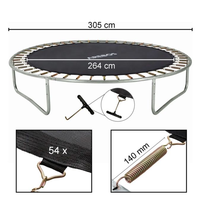 Mata do trampolin średnica 264 cm