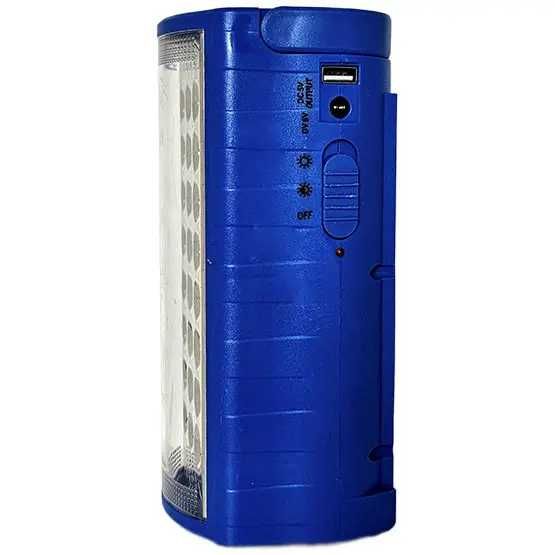 Ліхтар акумуляторний світить 13 годин LED HG2608 павербанк 6000mAh USB