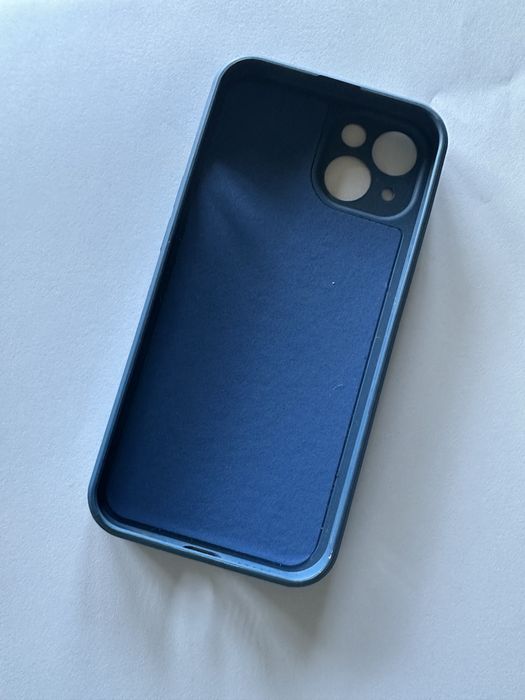 Capa iphone 13 - Silicone Azul Navy