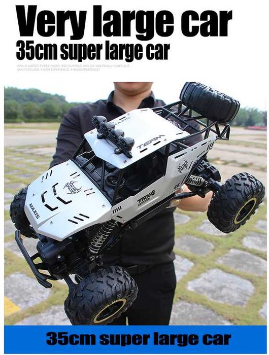 Carro telecomandado 4WD Escala 1:12 Comando 2.4G (2 Baterias)