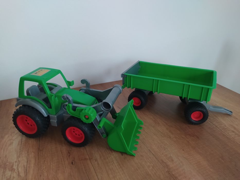 WAWER Traktor z turem, gumowe koła stan Bardzo Dobry