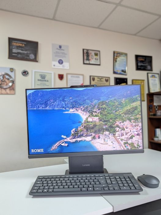 2024р.Моноблок Lenovo IdeaCentre 3 24ARR9/Ryzen 5 7535HS/16/512/FHD/24