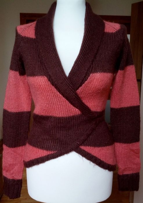 Kopertowy sweterek H&M rozm. S