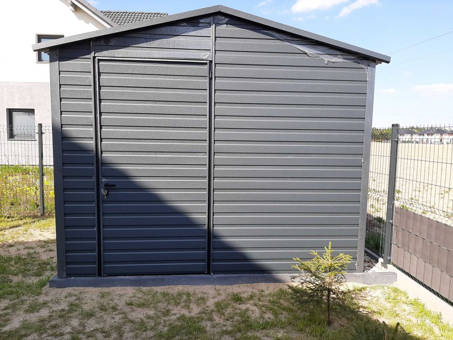 Tani Mały Garaż Blaszany - Wiata - Zadaszenie - Magazyn  - Maj-Blach