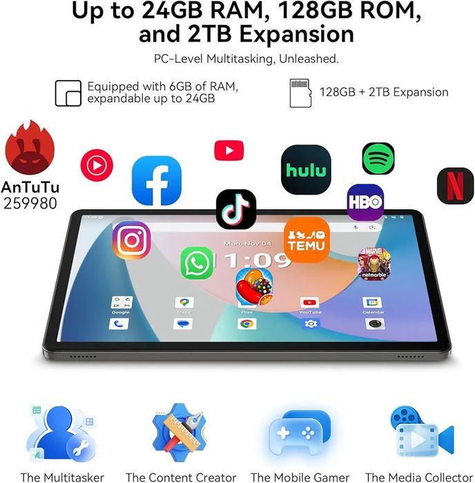 Nowy tablet Tabwee T50 6/128GB