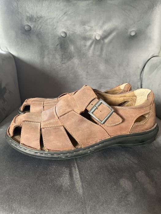 Buty sandały nowe zamsz 45