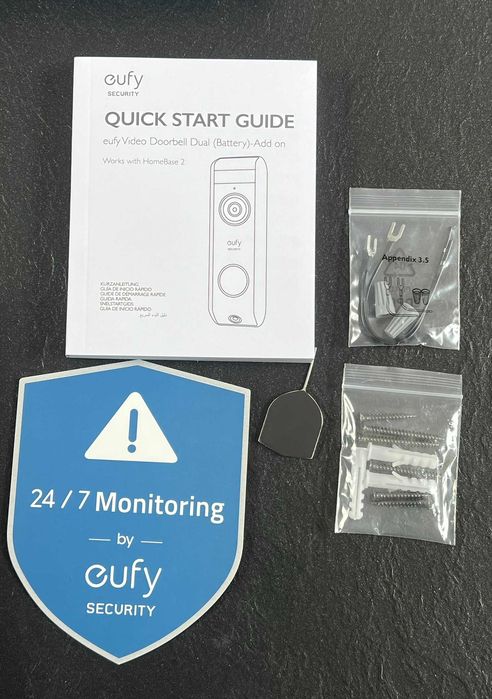 Wideodomofon eufy Security kamera Video Doorbell Dual T8213