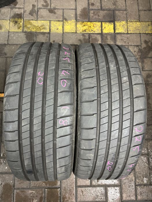 2x Opona letnia Bridgestone 225/40/18 ( ładny stan, 6mm, 2020)