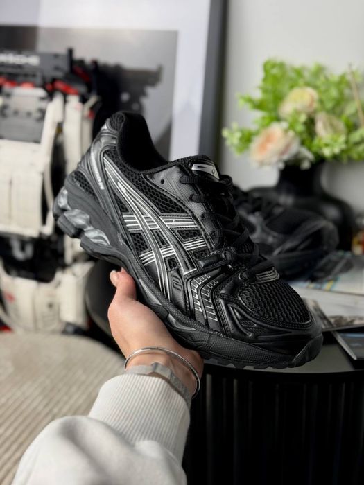 БЕЗКОШТОВНА ДОСТАВКА‼️ASICS Gel-Kayano 14 Black (Чорні) кросівки ASICS Gel-Kayano 14 чоловічі жіночі, asics gel kayano 14 black sneakers,asics каяно,a