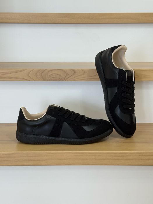 Кросівки Maison Margiela Gats/Replica mm6 | Кеди чорні 43