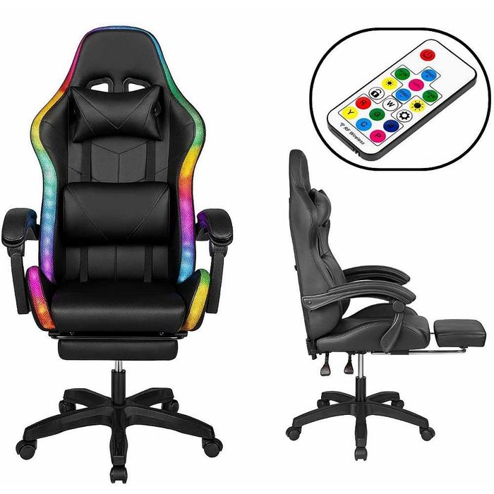 Крісло ігрове з підсвіткою  кресло геймерское игровое с подсветкой