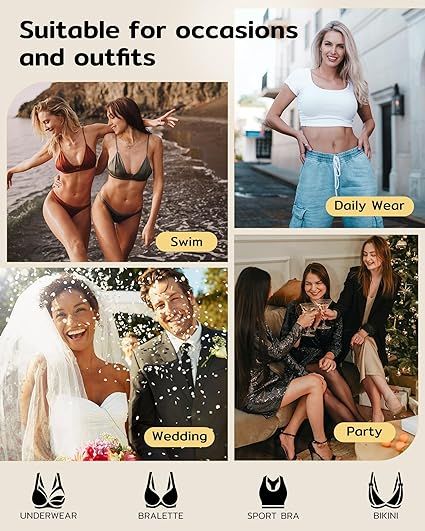 Niidor silikonowe wkładki do biustonosza.