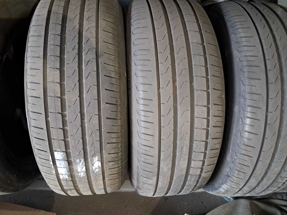 Opony letnie 225/55 R17 Pirelli Cinturato P7, używane, cena za 4 szt