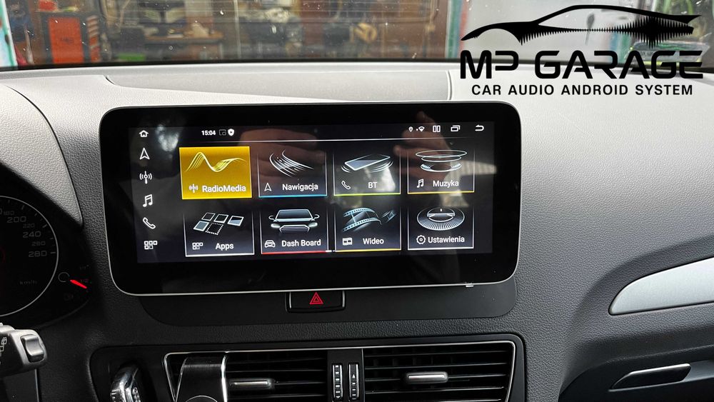 Stacja Multimedialna Audi Q5 Radio Android_14  CarPlay/AA LTE Montaż Gwar.