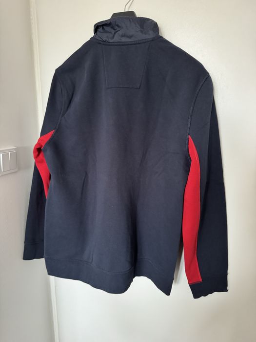 Bluza Nautica granat/czerwona XL ciepła bdb stan