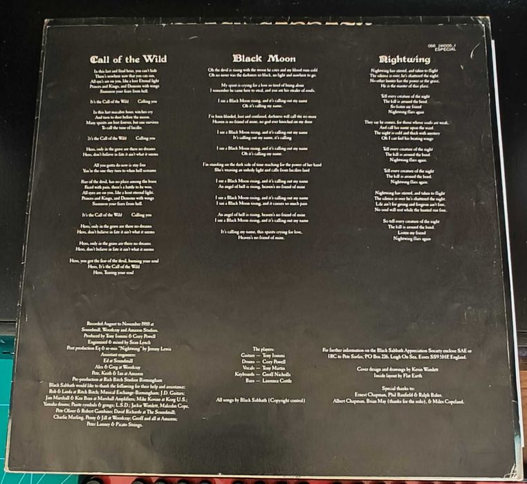 Black Sabbath – Headless Cross 1-st press Brazylia