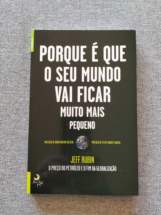 Livro "Porque é que o seu mundo vai ficar muito mais pequeno" J. Rubin