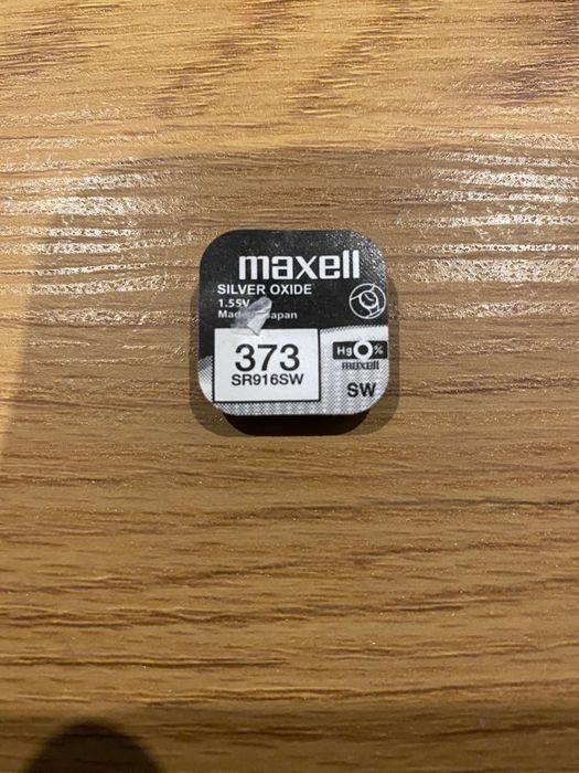 Bateria maxell silver oxide 373 SR916SW 1szt