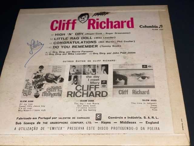 CLIFF RICHARD: Records - Vynil 45 RPM