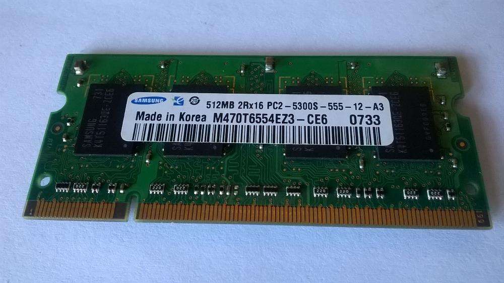 Memórias RAM Portátil 256MB 512MB DDR  PC333 PC2700 PC2-5300 PC2-420064575294062082123