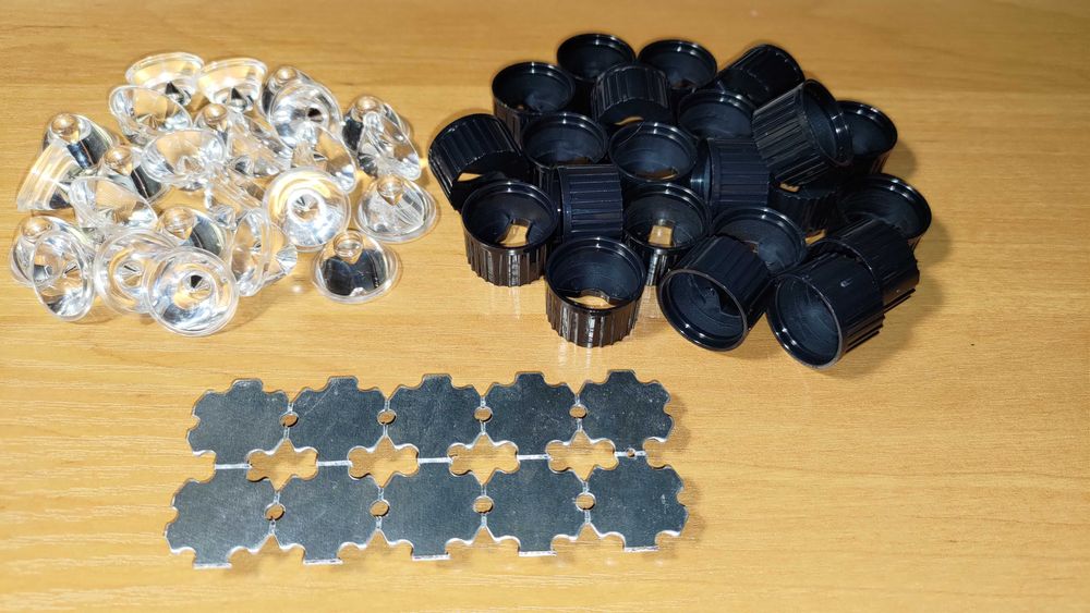 Новые Набор для фонарика Светодиод 3 Вт +радиатор + Линза с держателем