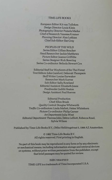 Wayfarers of the Thai Forest: The Akha , 1982 - Time-Life Books