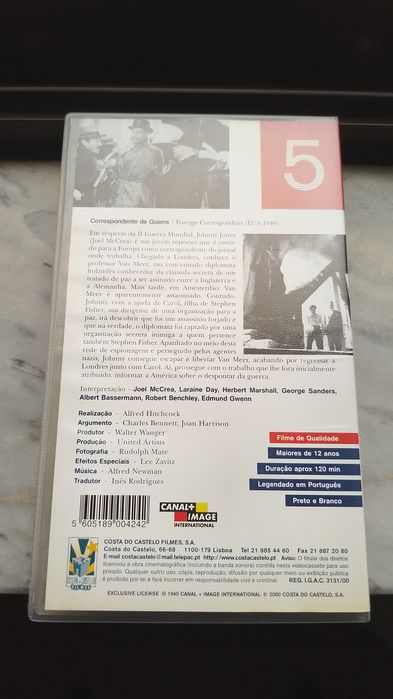 VHS Correspondente de Guerra