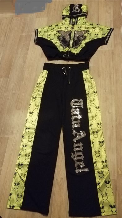 Dres czarno-limonkowy TATU 42