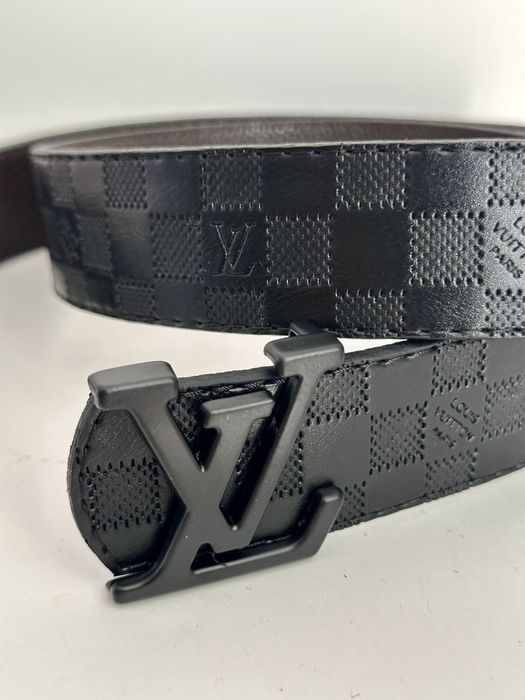 Pasek Męski Louis Vuitton – Czarny Damier Infini / Graphite  Premium
