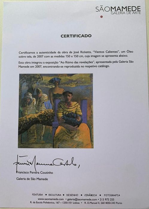 Obras maravilhosas do renomado artista José "Choclo" Ricketts