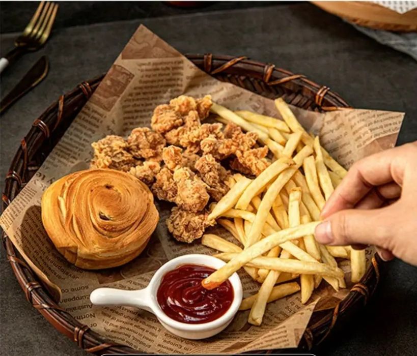 Квадратний папір для запікання випічки